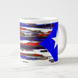 Taza De Café Grande Puerto Rico/taza puertorriqueña del jumbo del ~