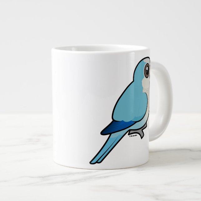 Taza De Café Grande Quaker azul (Derecha)