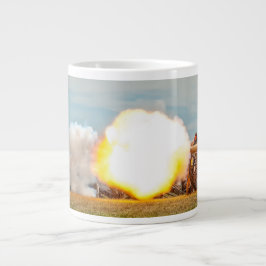 Taza De Café Grande ¡Ráfaga del bozal!