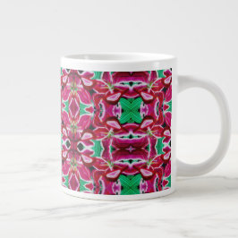 Taza De Café Grande Red Bird Lily