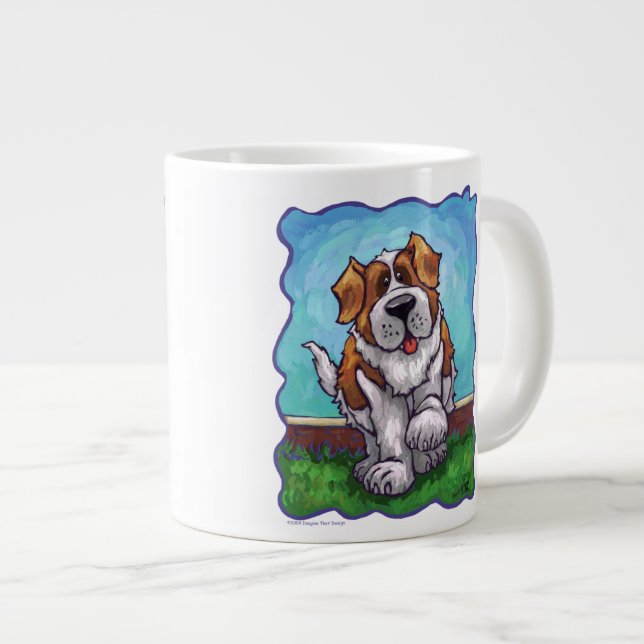 Taza De Café Grande Regalos y accesorios de St Bernard (Derecha)