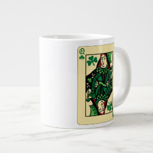 Taza De Café Grande Reina De Los Shamrock