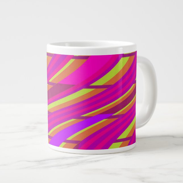 Taza De Café Grande Remolino intrépido (Derecha)