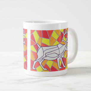 Taza De Café Grande Reno en el vitral