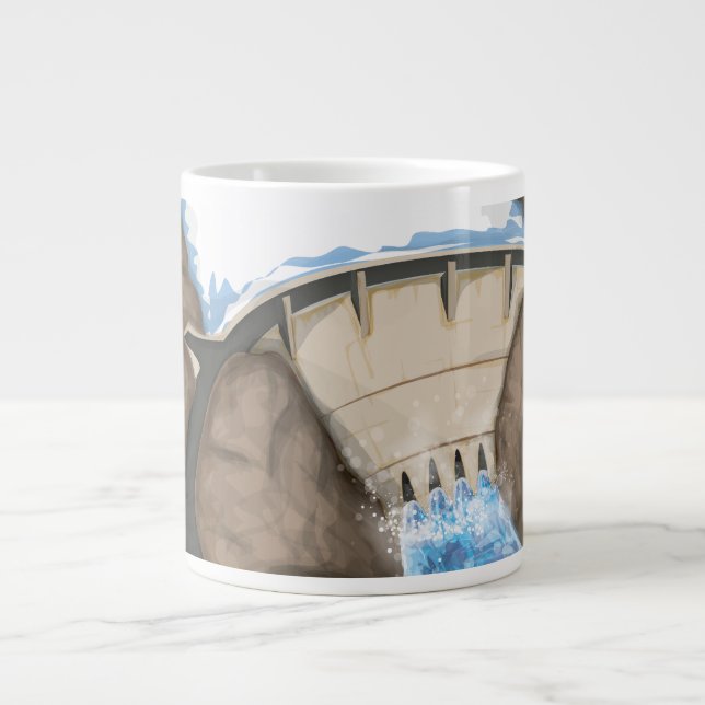 Taza De Café Grande Represa (Frente)