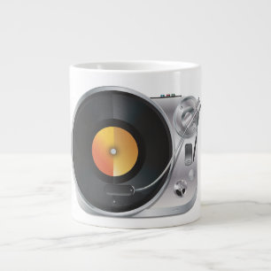 Taza De Café Grande Reproductor de música de DJ