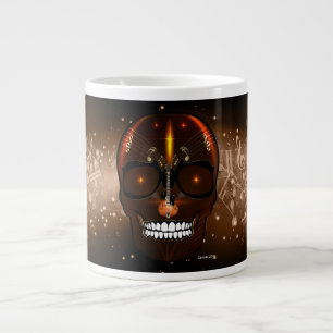 Taza De Café Grande Rock & Roll Skeleton Mug