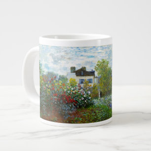 Taza De Café Grande Romántico Boda Primavera Viejo Jardín Monet