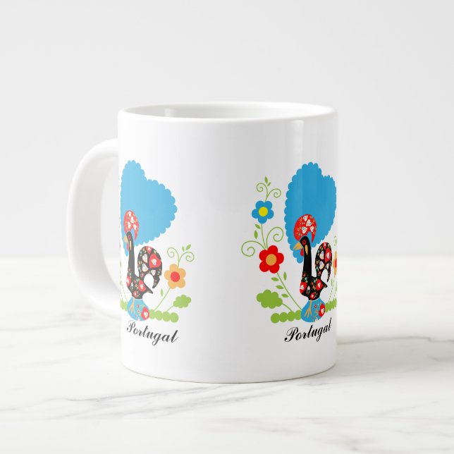 Taza De Café Grande Rooster de Portugal (Izquierda)