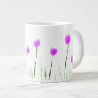 Taza De Café Grande rosas