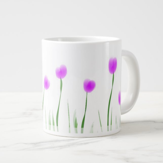 Taza De Café Grande rosas (Derecha)