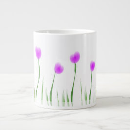 Taza De Café Grande rosas
