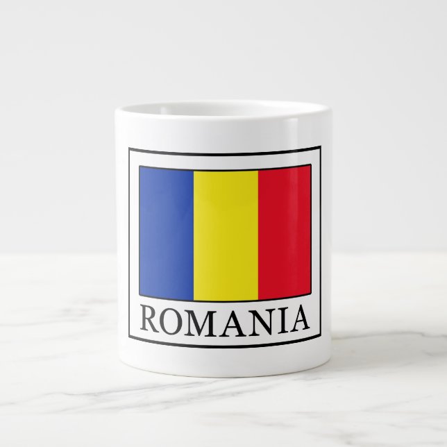 Taza De Café Grande Rumania (Frente)