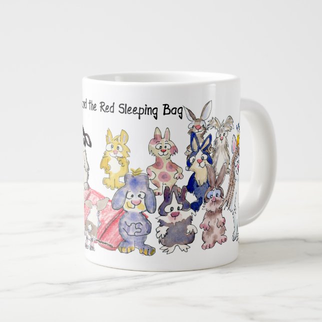 Taza De Café Grande Saco de dormir BunnyRoo de 21 del dibujo animado (Derecha)