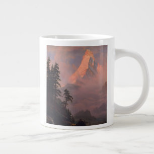 Taza De Café Grande Salida del sol en el Cervino