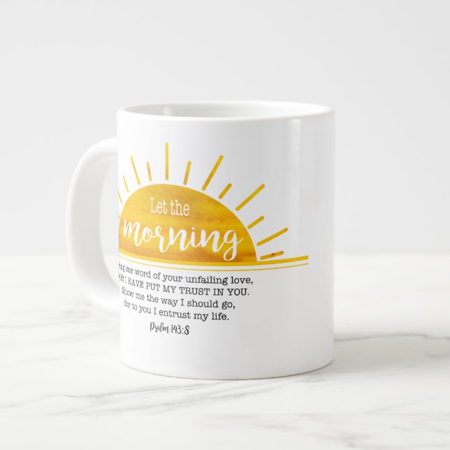 Taza De Café Grande Salmo amarillo de Sun (Izquierda)