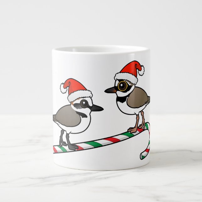 Taza De Café Grande Santa Plovers (Frente)