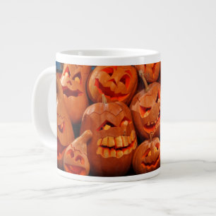 Taza De Café Grande Scary Jack O Lantern Halloween