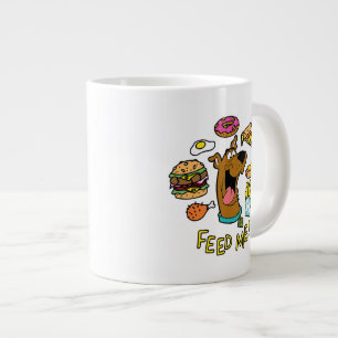 Taza De Café Grande ¡Scooby-Doo me alimenta!