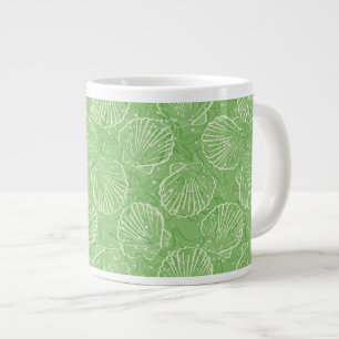 Taza De Café Grande Seashells del esquema