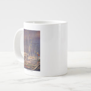 Taza De Café Grande Seattle, poster de la feria de mundo