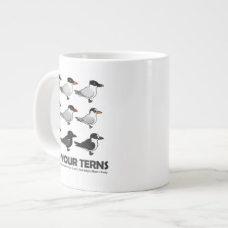 Taza De Café Grande Sepa sus golondrinas de mar