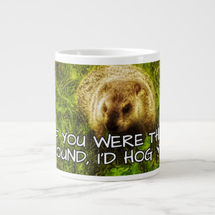 Taza De Café Grande Si fueras el suelo, ¡te ataría!