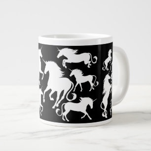 Taza De Café Grande sistema de unicornios