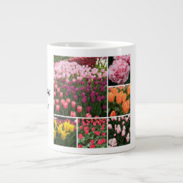 Taza De Café Grande Skagit Valley, WA tulips mug