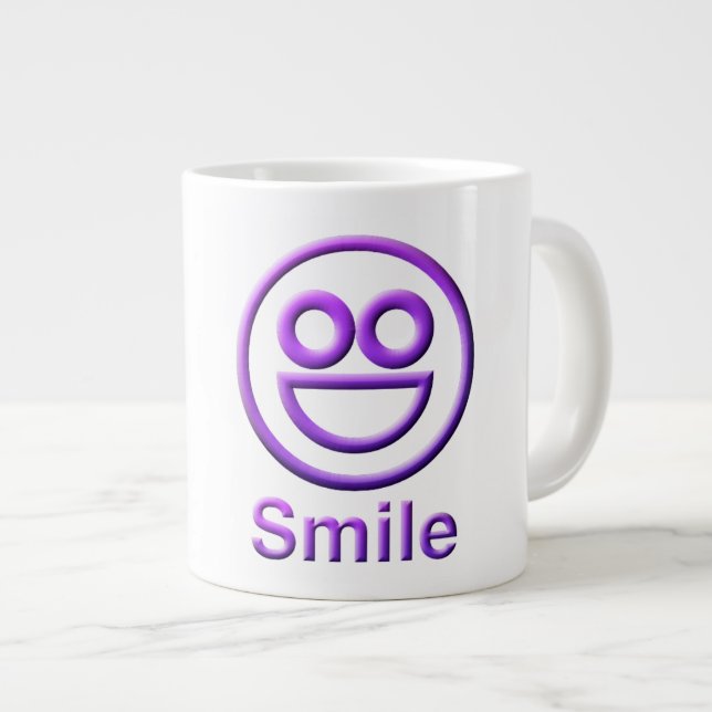 Taza De Café Grande Smile Jumbo Gift Mug (Derecha)
