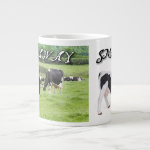 Taza De Café Grande Sobre vacas