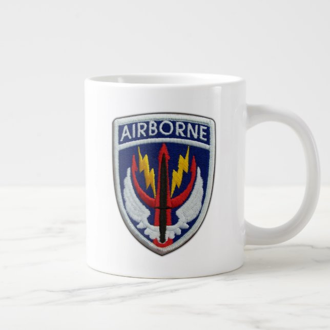 Taza De Café Grande SOCCENT USCENTCO Especial ops parche de vets centr (Derecha)