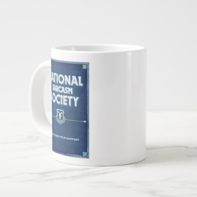 Taza De Café Grande Sociedad nacional del sarcasmo (Izquierda)