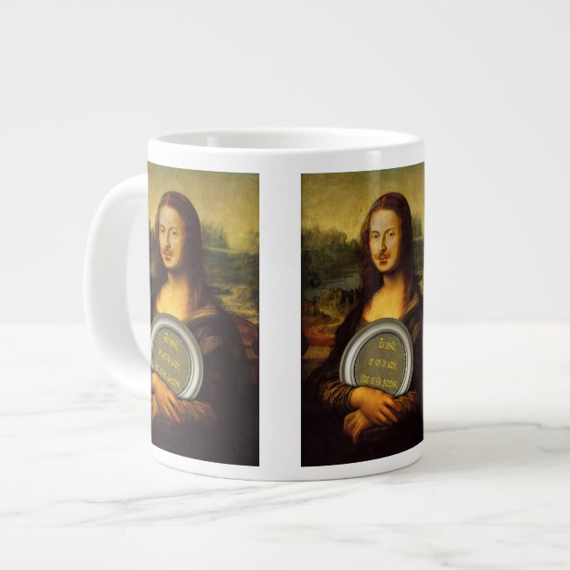 Taza De Café Grande Sonreír O No Sonreír (Izquierda)