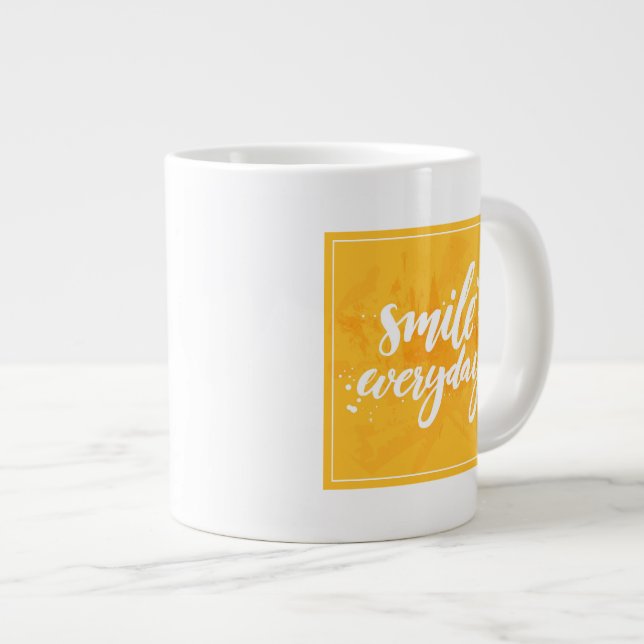 Taza De Café Grande Sonrisa diaria (Derecha)