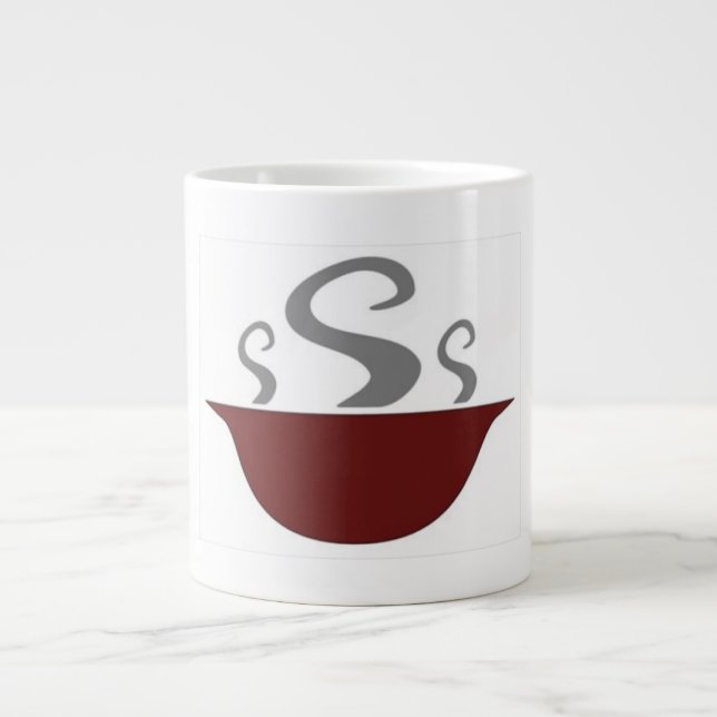 Taza De Café Grande Sopa (Frente)
