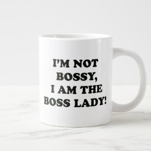 Taza De Café Grande Soy la señora de Boss