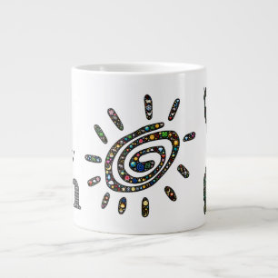 Taza De Café Grande Soy simplemente completamente humano y lleno de