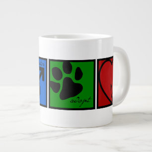 Taza De Café Grande Spay-Neuter-Adopt-Love