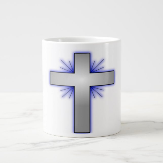 TAZA DE CAFÉ GRANDE STARBURST CROSS (Frente)