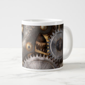 Taza De Café Grande Steampunk - Engranajes - Horología