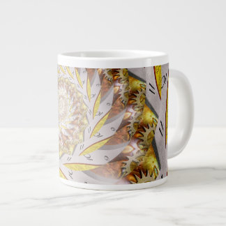 Taza De Café Grande Steampunk - Espiral - Iris del Tiempo