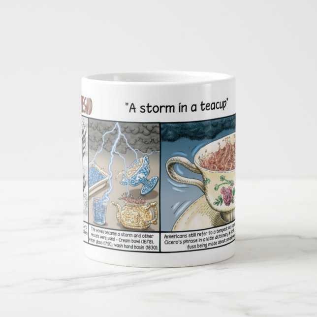 Taza De Café Grande storm en a teacup (Frente)
