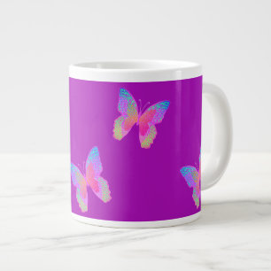 Taza De Café Grande Tapón de café con broche (púrpura)