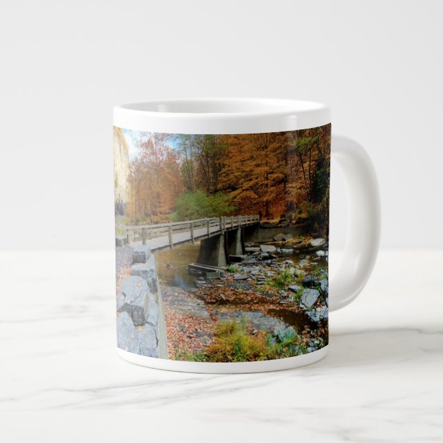 Taza De Café Grande Taughannock baja parque de estado (Derecha)