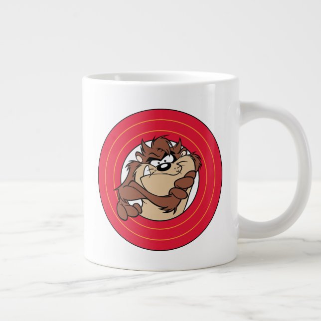 Taza De Café Grande TAZ™ a través de los círculos LOONEY TUNES™ (Derecha)
