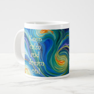 Taza De Café Grande ¡Taza de café ENORME! agua, pez, cita