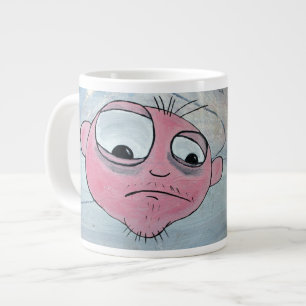 Taza De Café Grande ¡Taza Jumbo Cara Loca Hermosa!