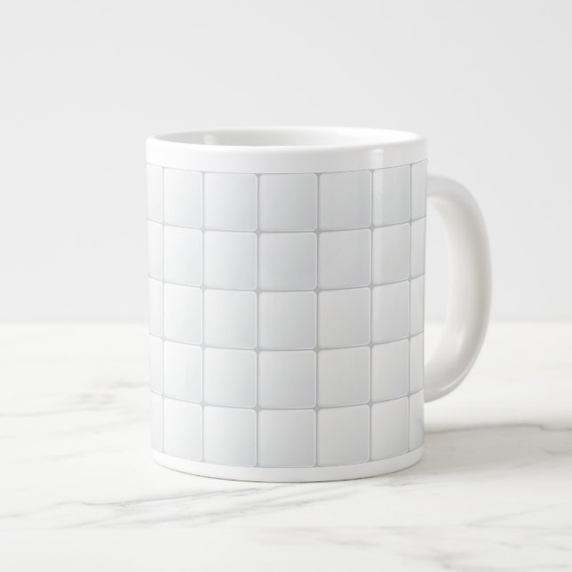 Taza De Café Grande Teja blanca (Derecha)