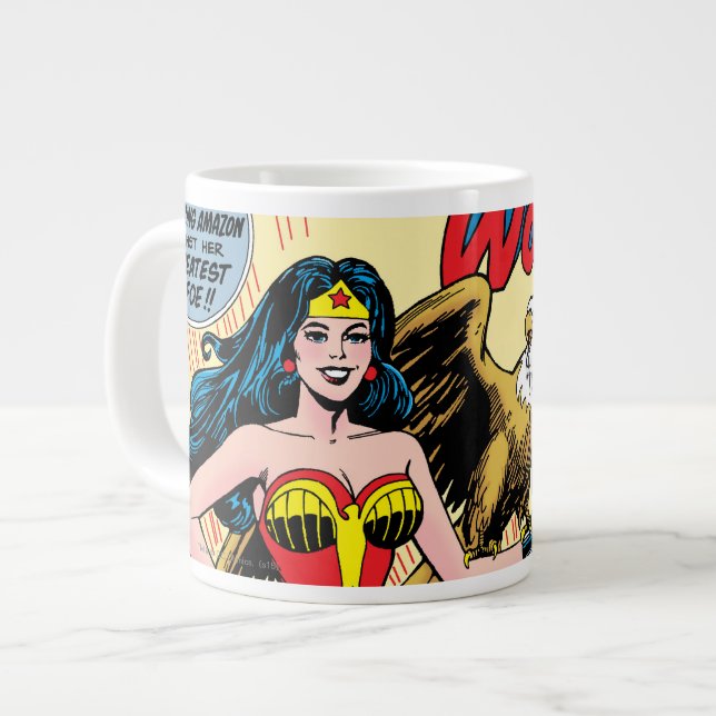 Taza De Café Grande Tema De La Mujer Maravilla #272 (Izquierda)